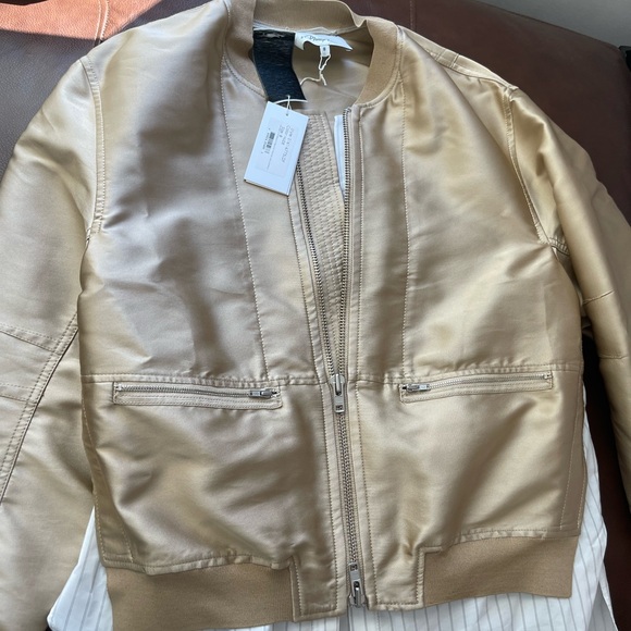 3.1 Phillip Lim - Tromp L'oeil Bomber Jacket- size 8 - Picture 5 of 16
